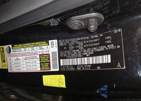 2016 Toyota Sienna Xle 8 Passenger из США, поврежденный, VIN 5TDYK3DC3GS716501